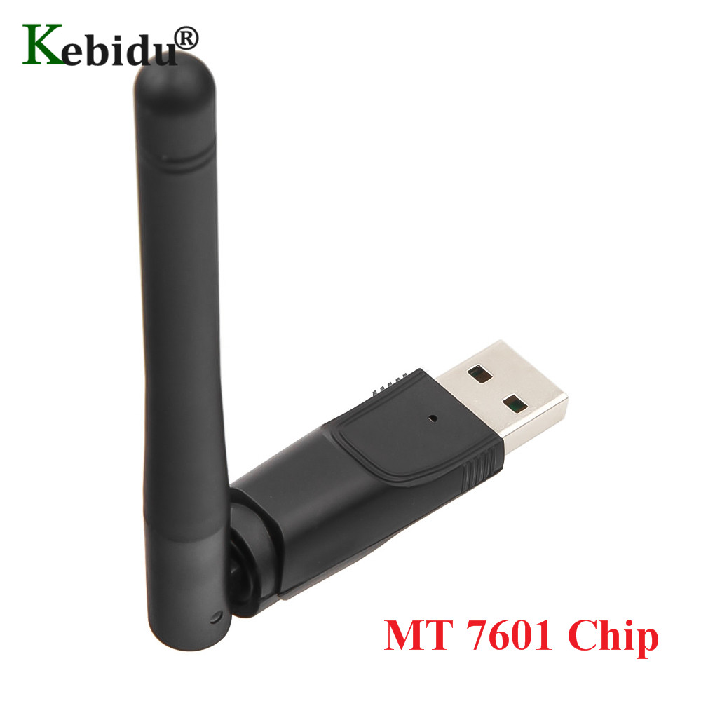 Kebidu Draadloze USB 2.0 WiFi Adapter Netwerk Lan-kaart MT7601150Mbps 802.11n/g/b Network Wifi Dongle Voor Set top Box Laptop