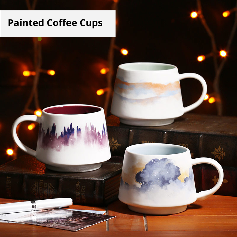 350ml creativa tazas de café de cerámica caja de Oficina hogar tazas de café de la taza de té de porcelana tazas para beber agua
