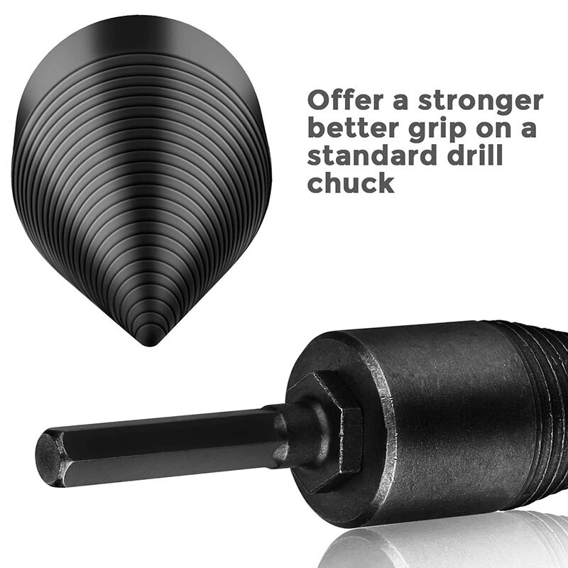 38mm Chop Wood Splitting Tool Cone Splitters Wood Breaking Machine Wood Breaker Firewood Chopper