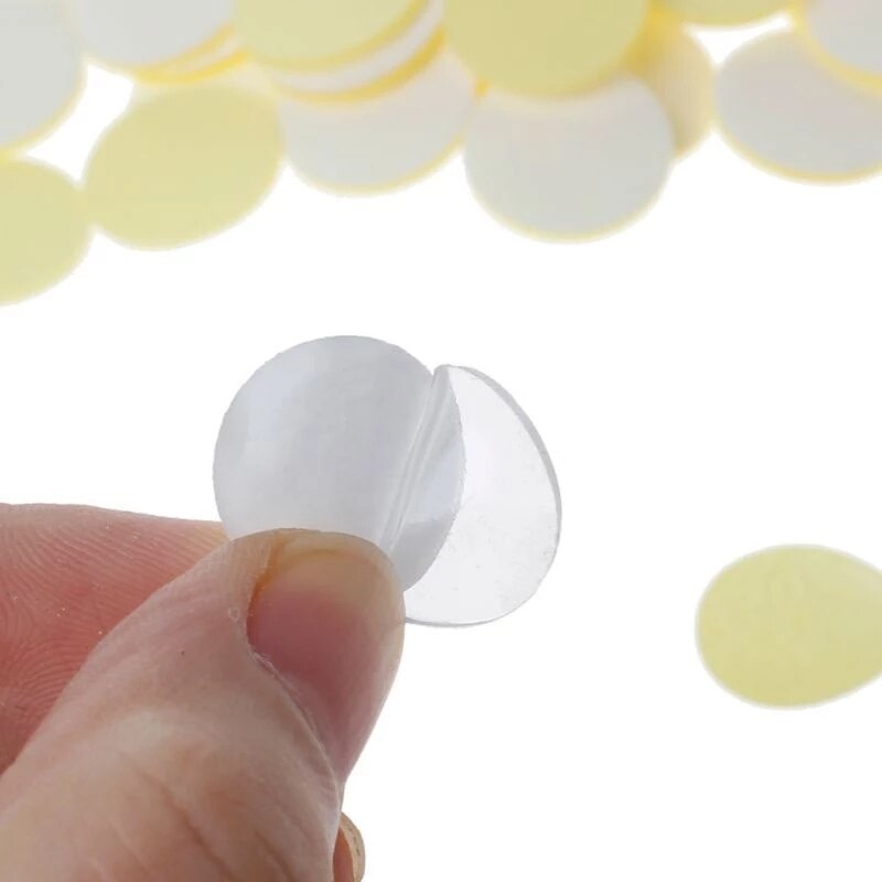 1/5/10 PCS Self Adhesive Double Sided Sticker Clear Invisible Round DIY Photo Scrapbooking Transparent Universal Dots Stickers