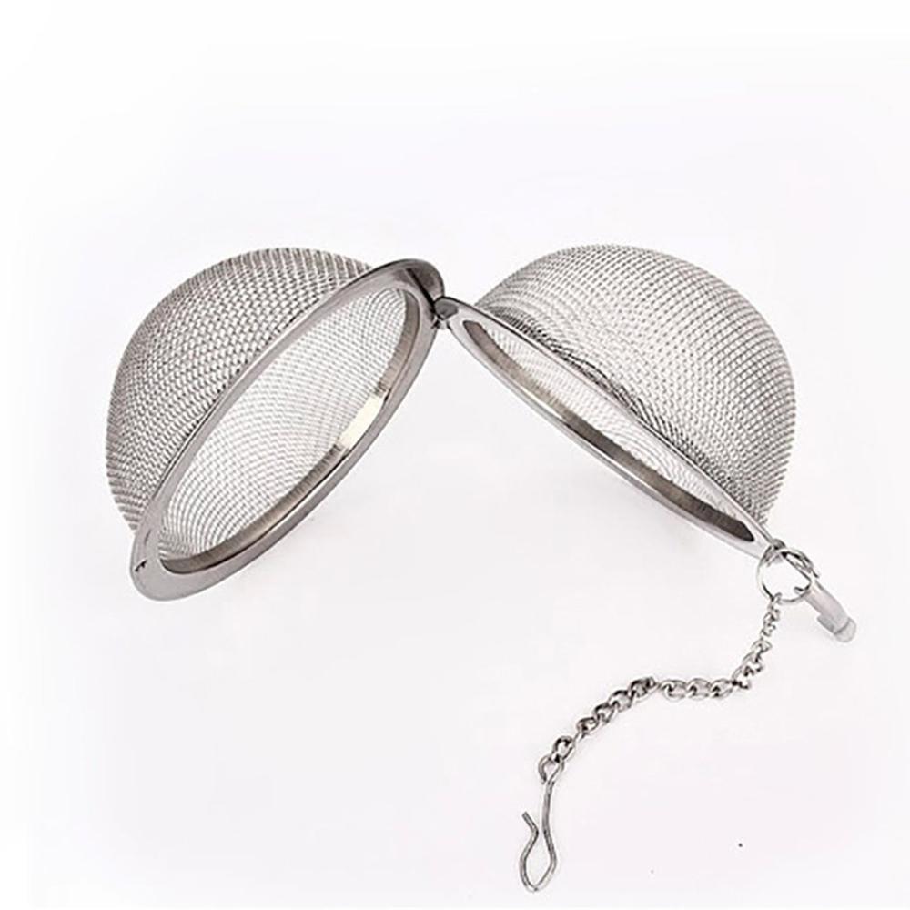 Stainless Steel Locking Spice Strainer Mesh Infuser Tea Ball Herbal Strainer Filter Reusable Loose Spice Strainer Seasoning Soup: Default Title