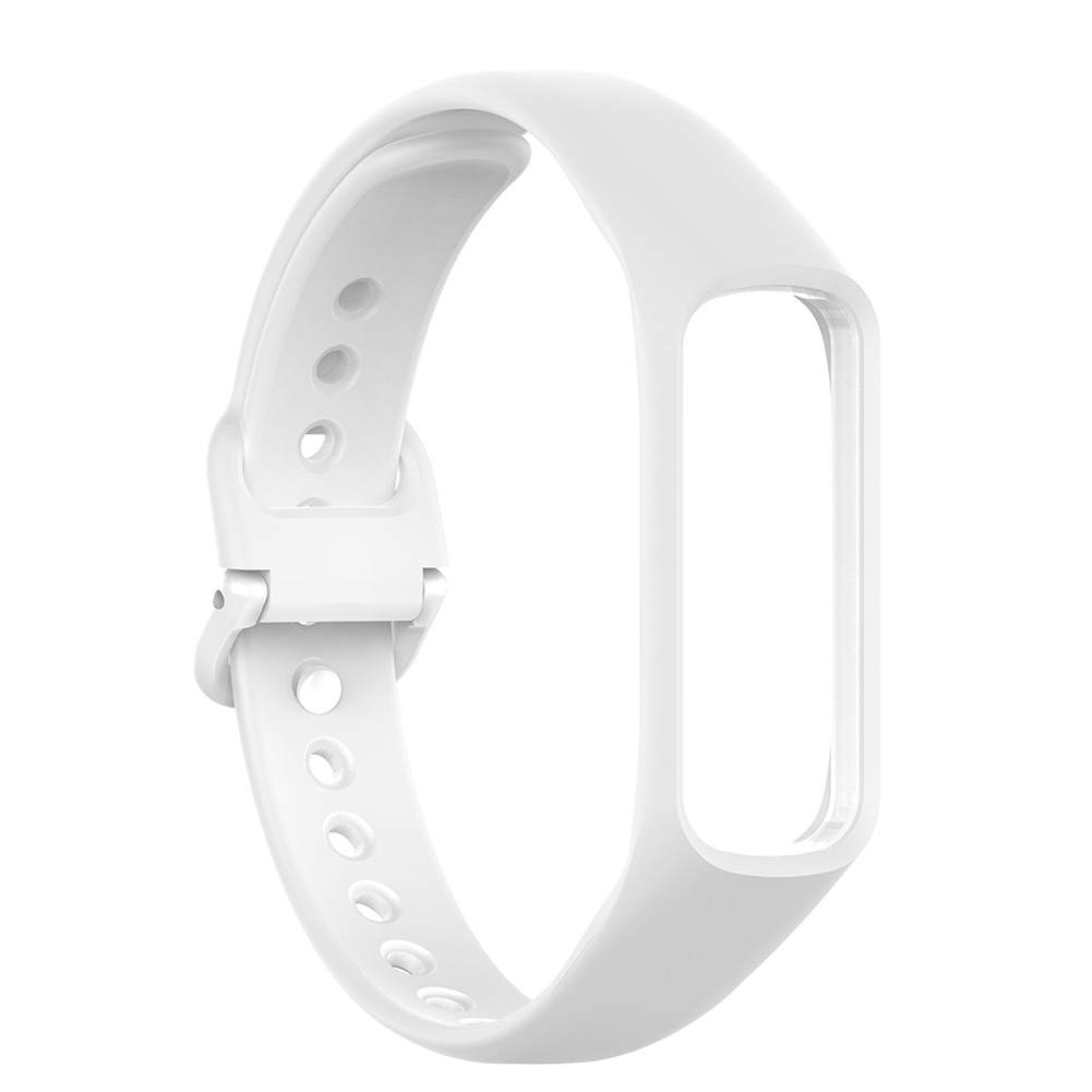 Cinturino di Vigilanza del Silicone Della Fascia di Polso per Samsung Galaxy Fit-e R375 Smart Watch Band Per La Misura E Inseguitore di Fitness wristband Accessori: White