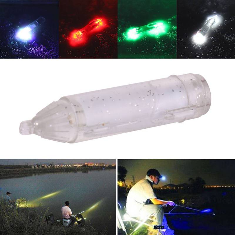 Mini Unterwasser Angeln Licht Fisch Locken Beleuchtung LED Tiefer Tropfen Augen bilden Angeln Tintenfisch Angeln Köder