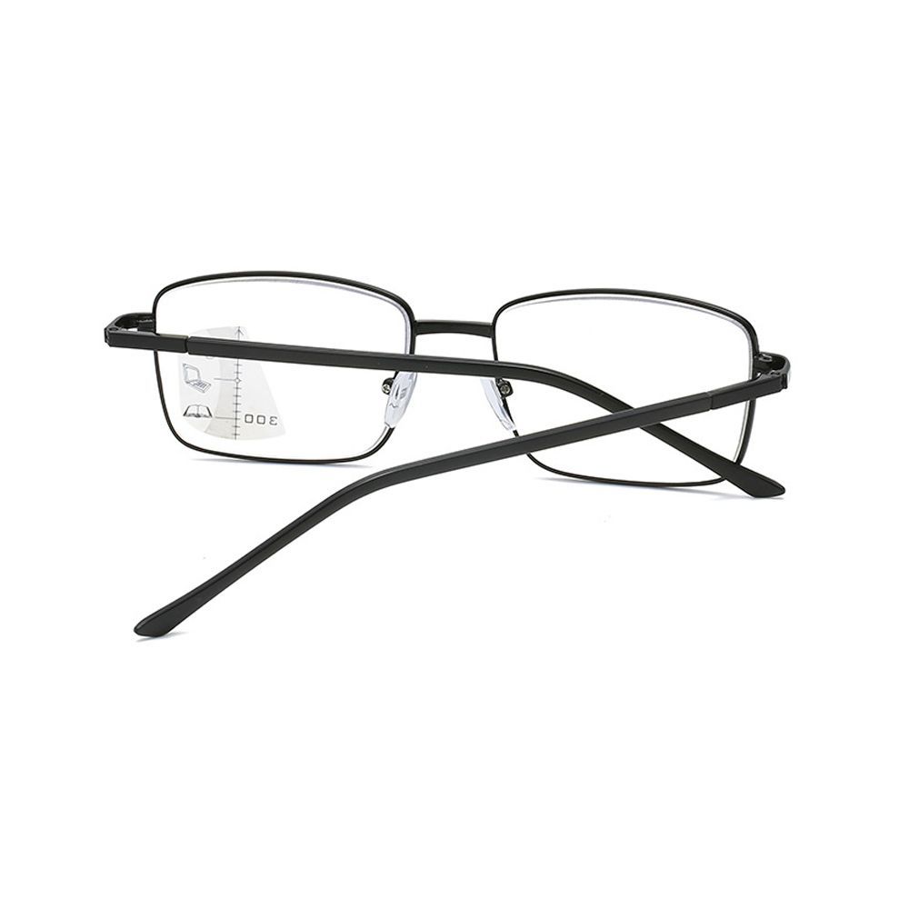 Lunettes de lecture progressives en métal, Anti-lumière bleue, pour presbytie, pour ordinateur, Vision dioptrique