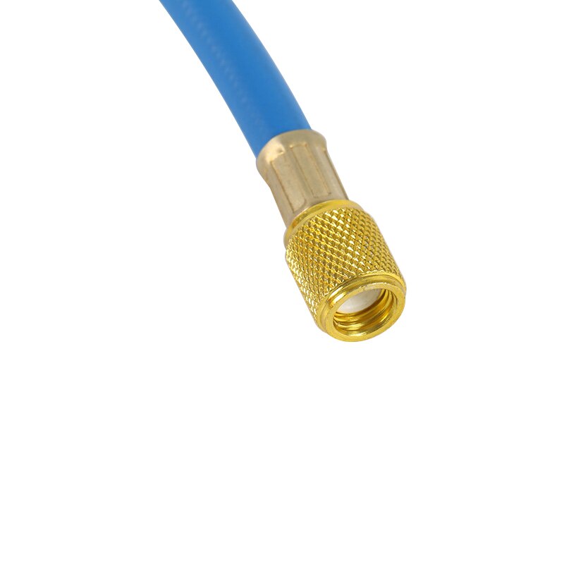 Juego de manómetros de colector de refrigerante con manguera y gancho para refrigeración de aire acondicionado R410A R134A