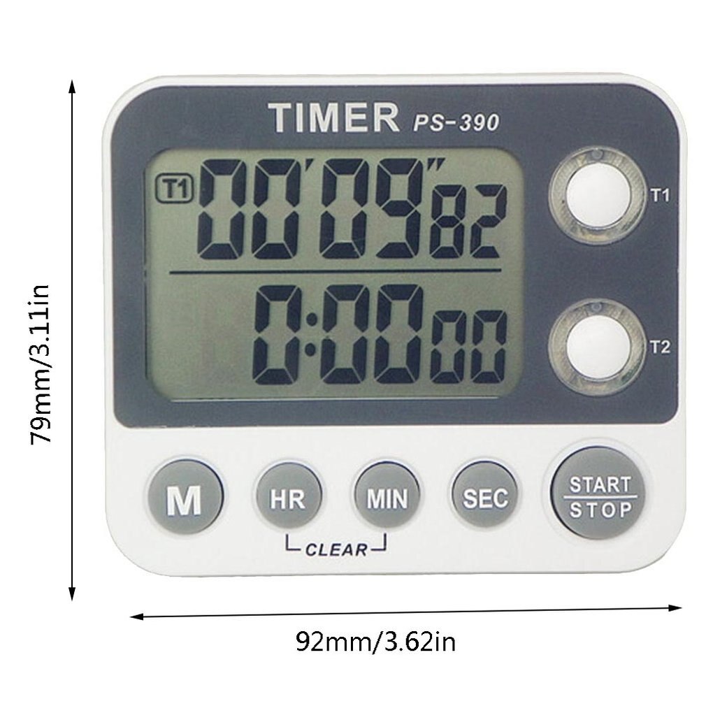 Cooking Timer With Loud Alarm Large LCD Display Cooking Timer Magnetic Digital Kitchen Countdown Timer