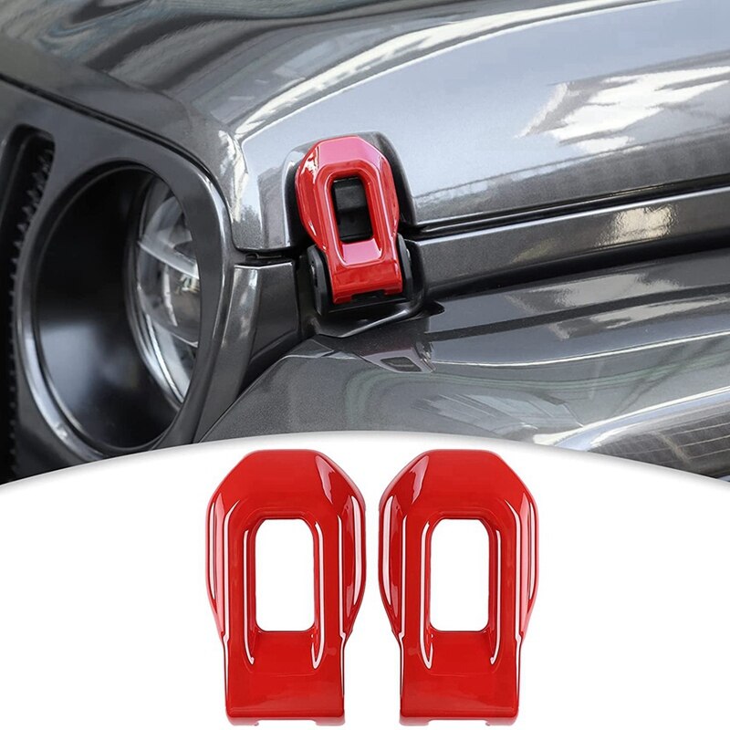 Carbon Fiber Door Lock Switch Cover Trim For Jeep JK Wrangler 2011+ - 2-Piece Set