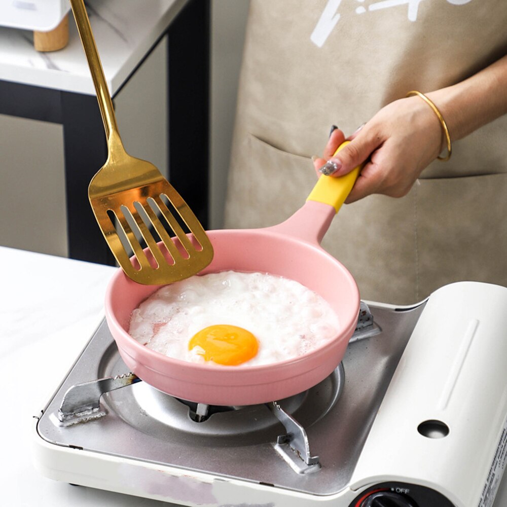 Mini Keramische Koekenpan Met Glazuur Gladde Oppervlak Te Reinigen Voor Keuken Koken Geschikt Voor Enkele Gebruik Kleurrijke Kleine pot