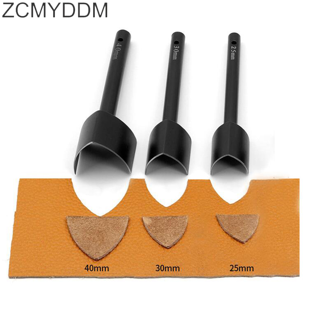 ZCMYDDM 1pc V Shape Leather Corner Trimmer Cut Punch Cutter for Leather Watch Band Corner Cutter Kits DIY Cutting Accessories