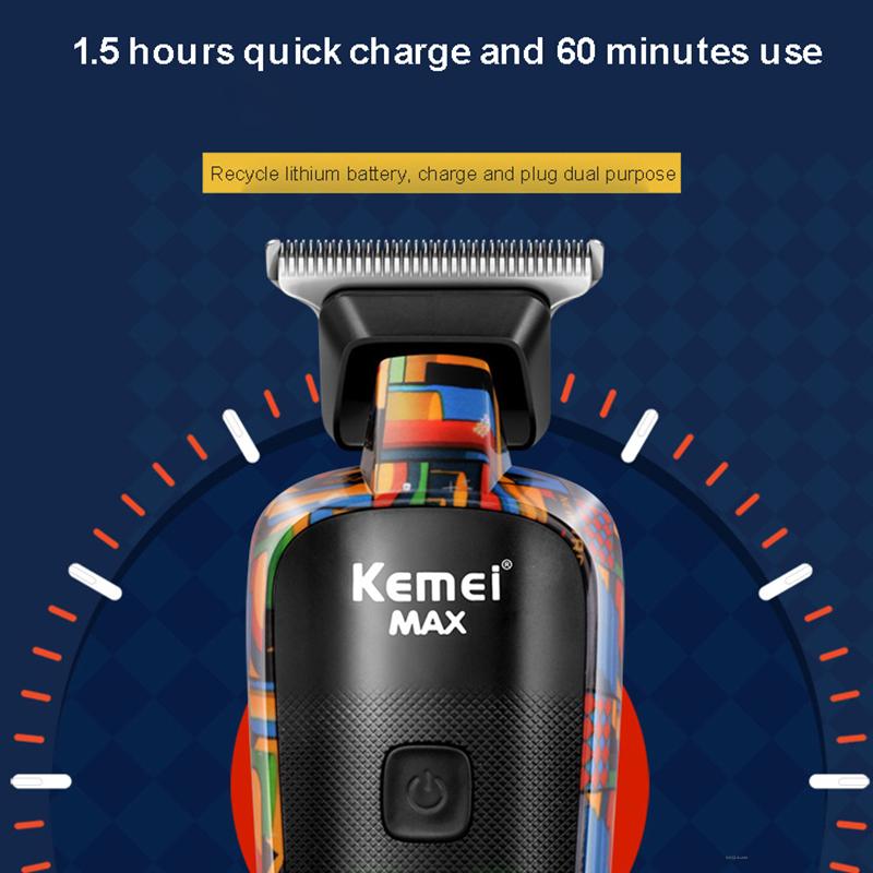 Cortadora de pelo eléctrica multifuncional para el hogar, maquinilla de afeitar con impresión de Graffiti enchufe de carga USB, doble uso maquinilla de afeitar masculina maquina de cortar cabello maquina afeitar hombre