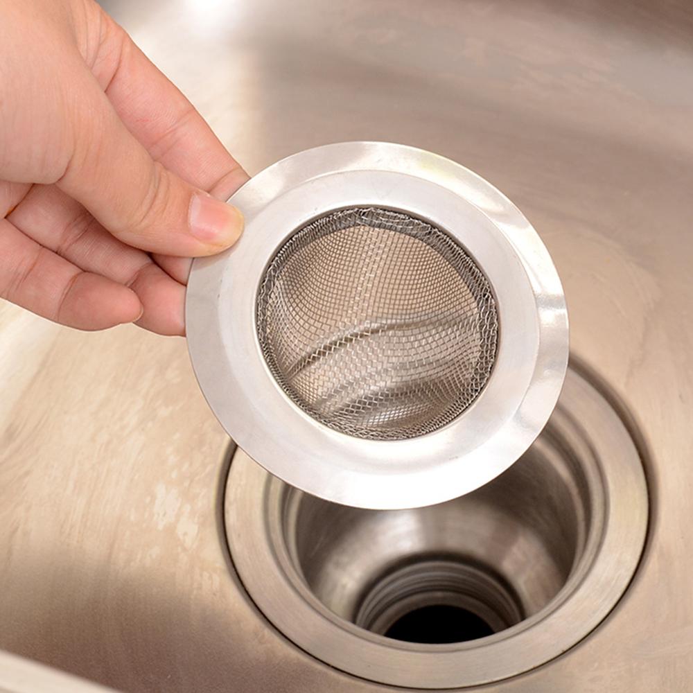 Badeværelsesvaskfilter rustfrit stål kloak badeværelsesafløbsvaskefiltre filtre mod tilstopning af gulvafløbsnet
