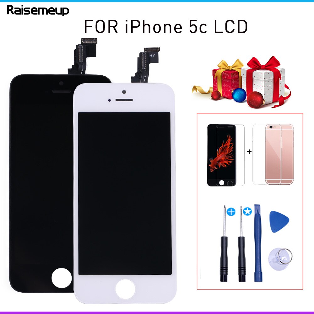 Pantalla táctil LCD de repuesto de para iPhone 5C, digitalizador de montaje para 5C, A1456, A1507, A1516, A1529, A1532