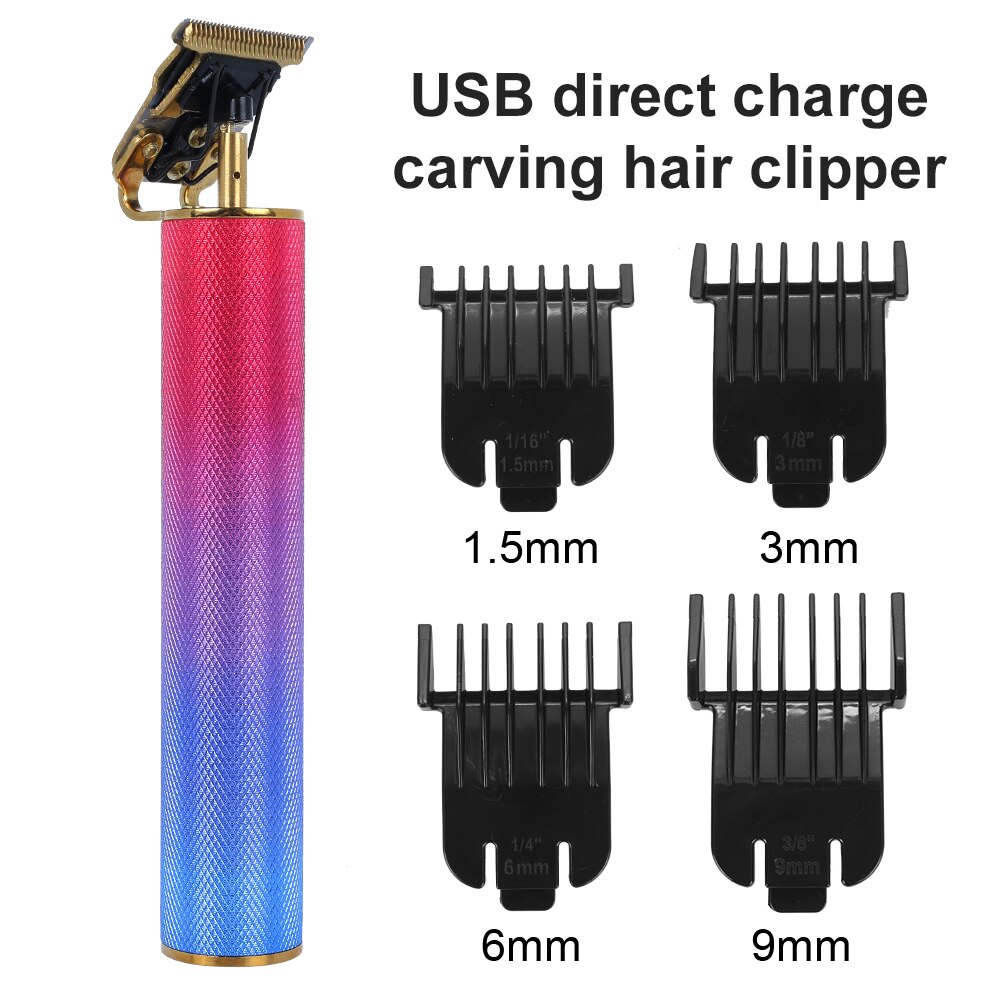 T9 Electric Clipper Trimmer T-Outliner Barber Shaving Machine Beard Trimmers Shaver Cordless Haircut Men Razor