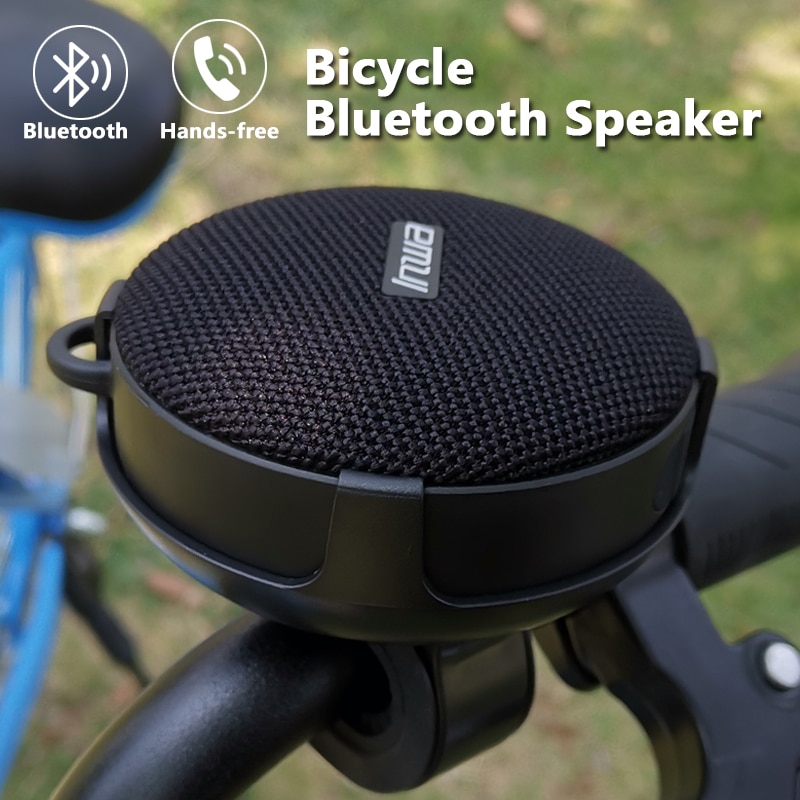 Bicycle Bluetooth Speaker Portable Bikes Column Powerful Outdoor Waterproof Acoustics Sound Boombox Soundbar Woofer Hands Free