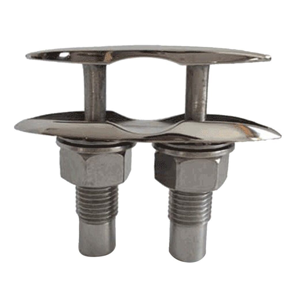 Stainless Steel Marine Flip Up Folding Pull Up Cleat (5inch), Boat Parts Marine Hardware