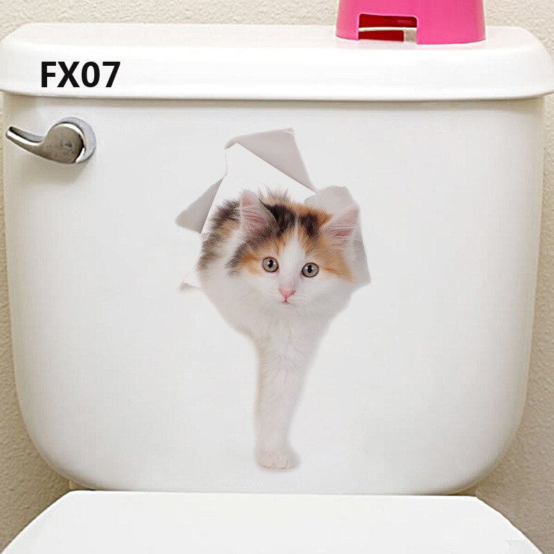 1 Piece 3D Cat Stickers, Family Wall sticker Decals, Window, Bedroom, Bathroom, Bath Seat Decor, Kitchen Accessories: HM0FX07