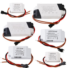 LED Driver Adapter Transformator 1-3 w 4-5 w 4-7 w 8-12 w 18-24 w 300mA Voeding Licht Transformers voor LED Downlight AC 85-265 v