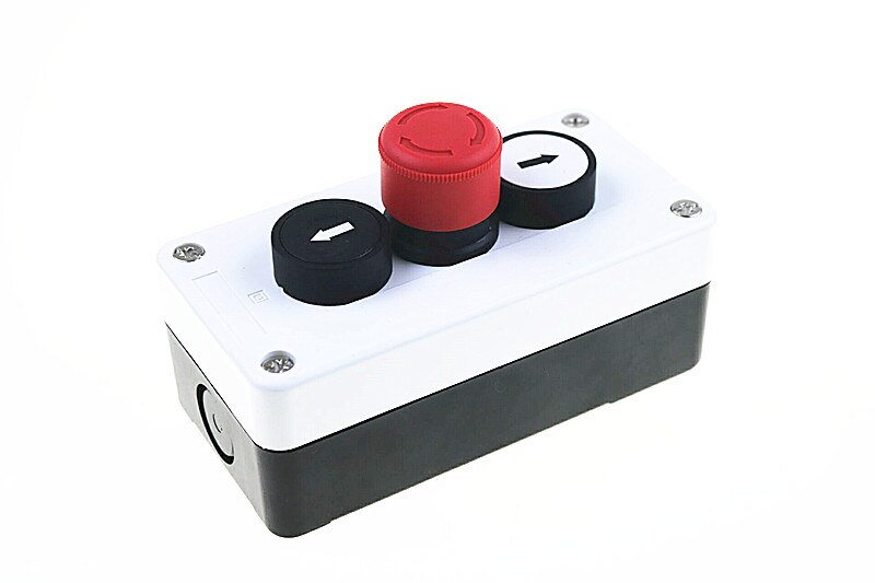 With arrow symbol, start stop self sealing waterproof button switch emergency stop industrial handhold control box.: BOX -8