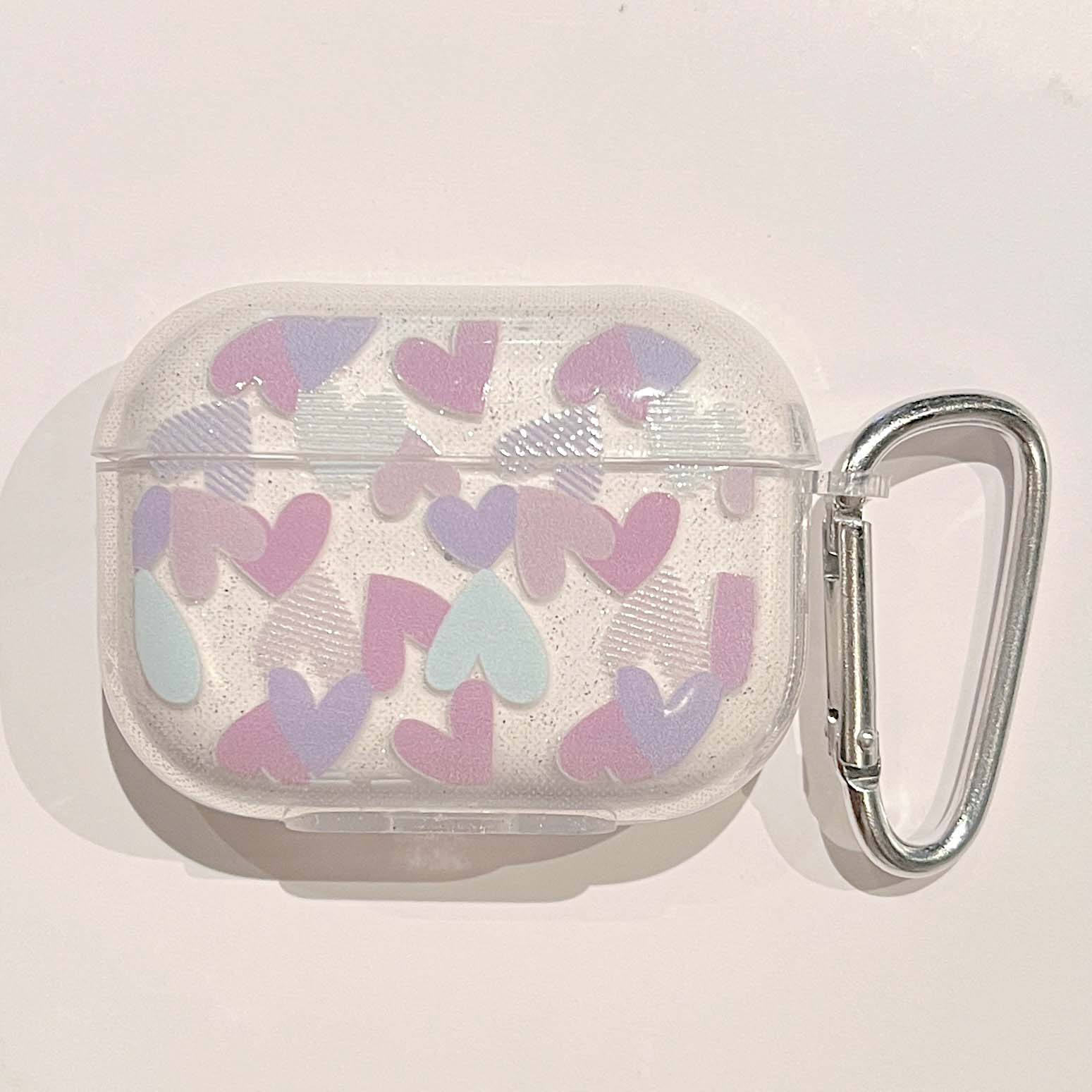 Pink Love Heart Cover for Apple AirPods Pro 1st 2nd gen Wireless Earphone Shell Skin for Air Pods 3 2 1 Charging Box Bag