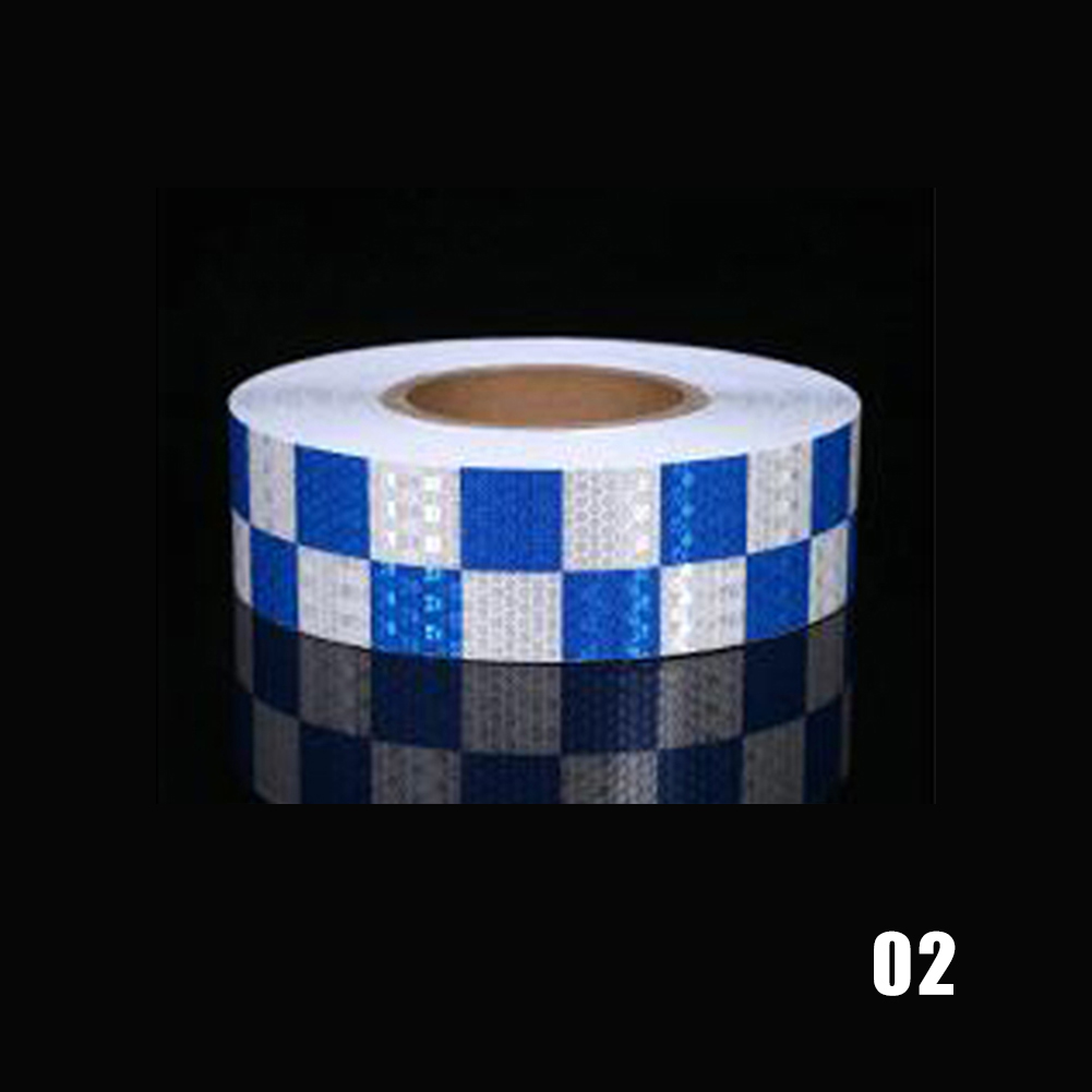 Auto veiligheidswaarschuwingstape reflecterende sticker fietsframe motorfiets fiets sticker decor reflecterende strips veiligheidsmarkering waarschuwingstape: WIT