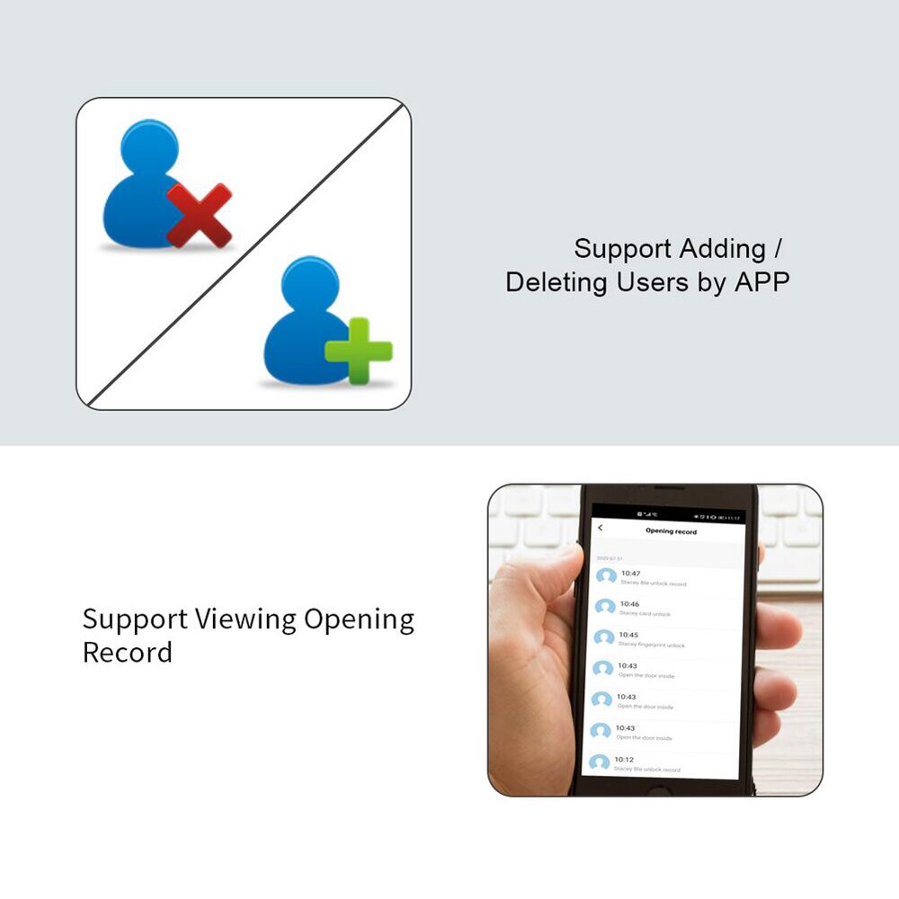 RFID Access Controller bluetooth V4.0 125Khz IP66 Waterproof Bluetooth Access Control Keypad Tuya APP Door Bell Function