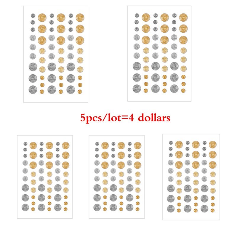 Enamel Dot Self Adhesive Sprinkles Enamel Dots Resin Sticker for Scrapbooking DIY Crafts Card Making Decoration: Picture 9