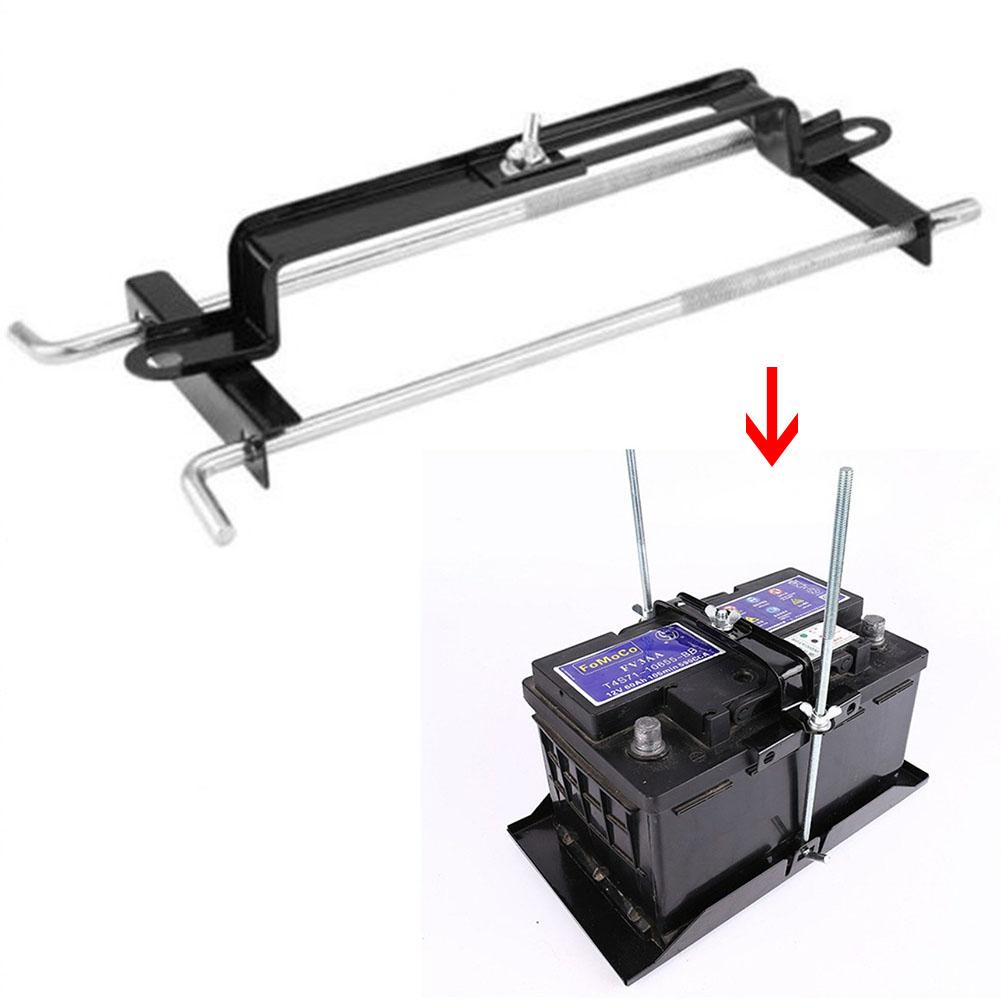 Universal Metal Adjustable Battery Holder Stabilizer Mount Storage Rack Fixed Bracket Stand Automobile Car Accessories19/23/27CM