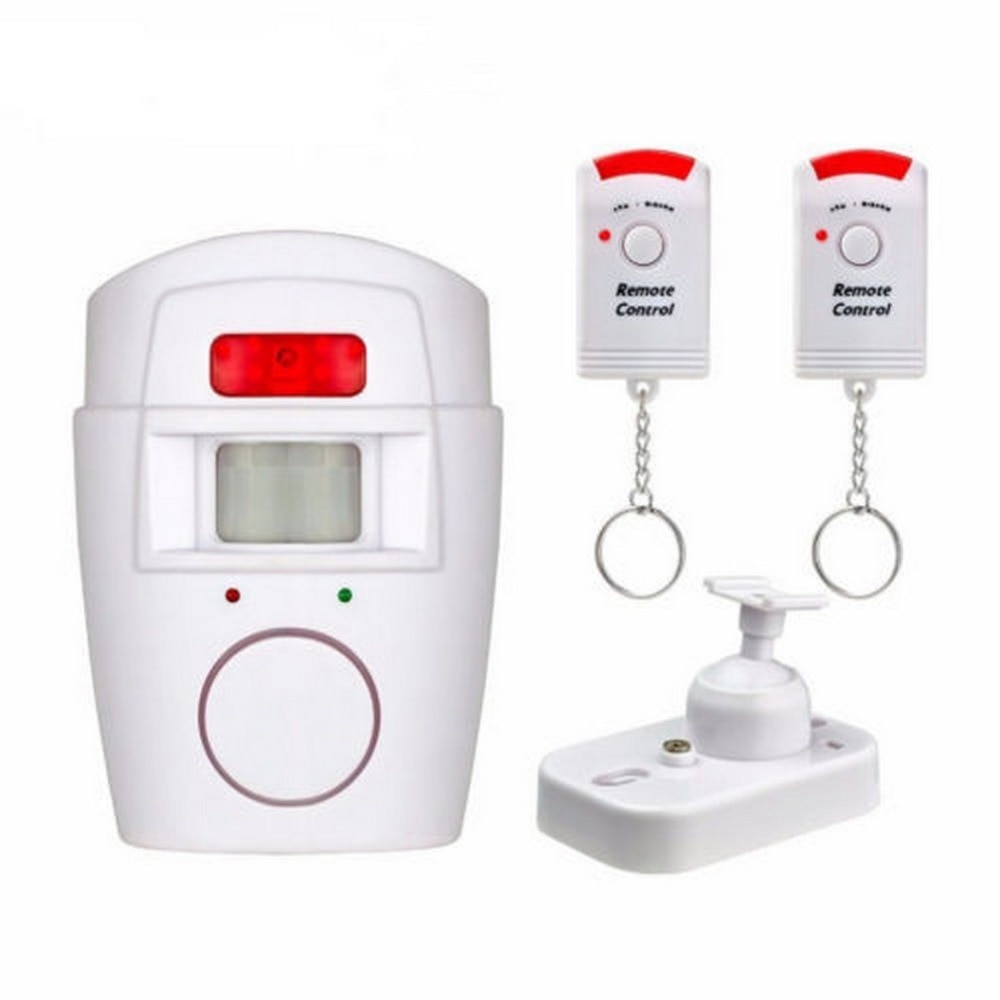 Home Security PIR MP Alert Infrared Sensor Anti-theft Motion Detector Alarm Monitor Wireless Alarm system+2 remote controller