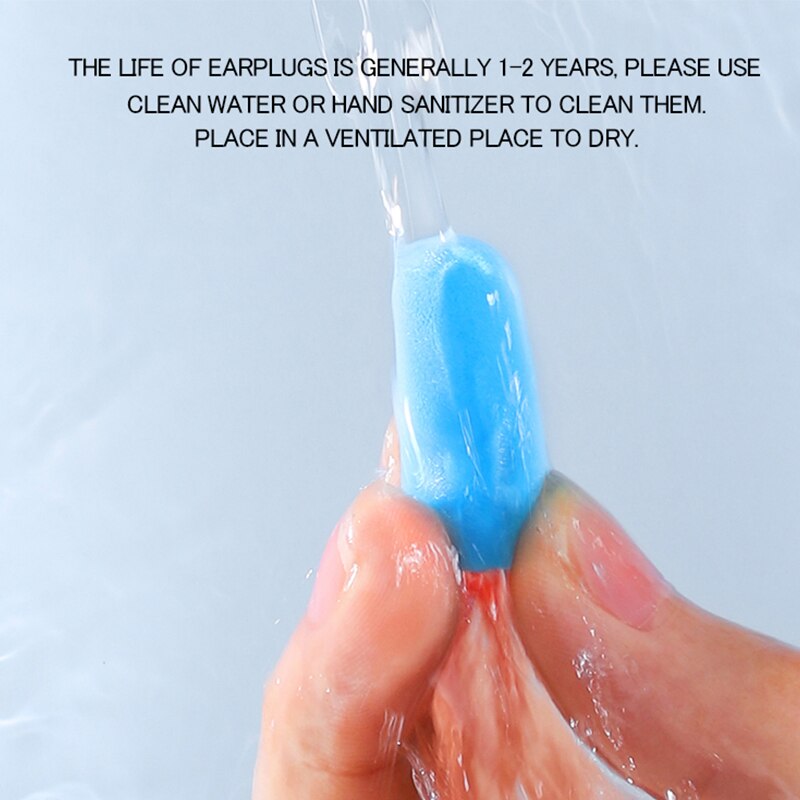 Ear Plugs Earplugs Noise Reduction Ear Plug Foam Oordopjes Slapen Sleep Anti Noise Reduction Music Cancelling Insulation Earplug