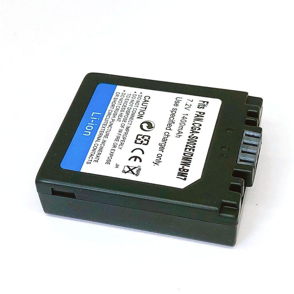 CGR-S002E CGA-S002E CGR-S002 CGA-S002 CGA CGR S002 S002E DMW-BM7 DMWBM7 Battery For Panasonic DMC-FZ10 FZ15 FZ2 FZ20 FZ3 FZ4 FZ5