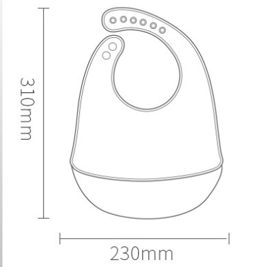 Bebé de silicona impermeable, de Saliva goteando baberos Bandana dibujos animados recién nacido alimentación suave comestible delantales bebé ajustable eructo bufanda