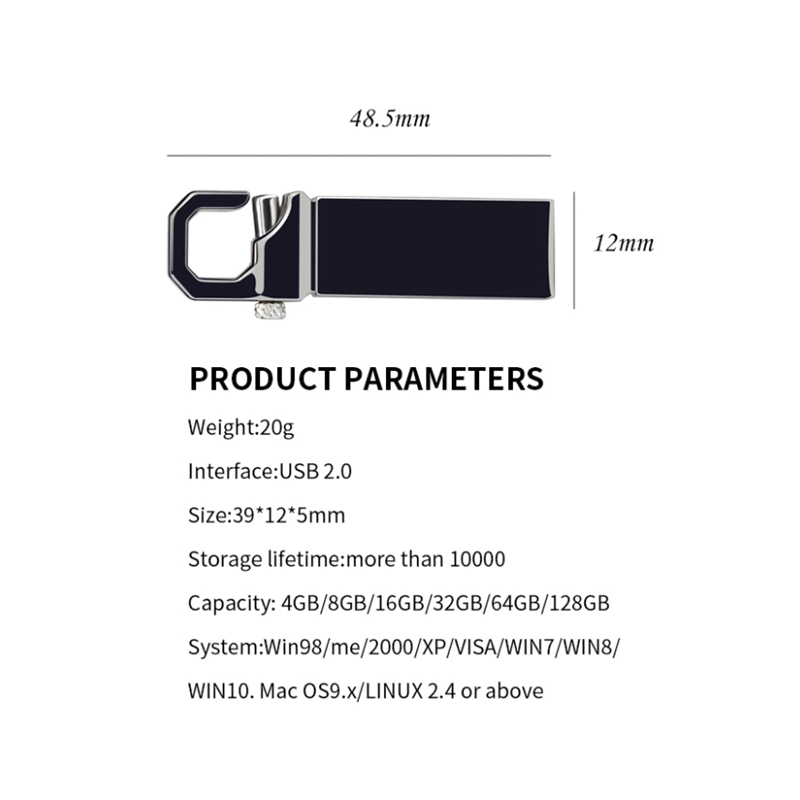 Benutzerdefiniertes Logo USB-Blitz-Laufwerk Hochgeschwindigkeits-Mini-Stock 128 GB 64 GB 32 GB 16 GB Cle USB 2.0 Stock 64 GB 128 GB Speicherschlüssel USB-Geräte