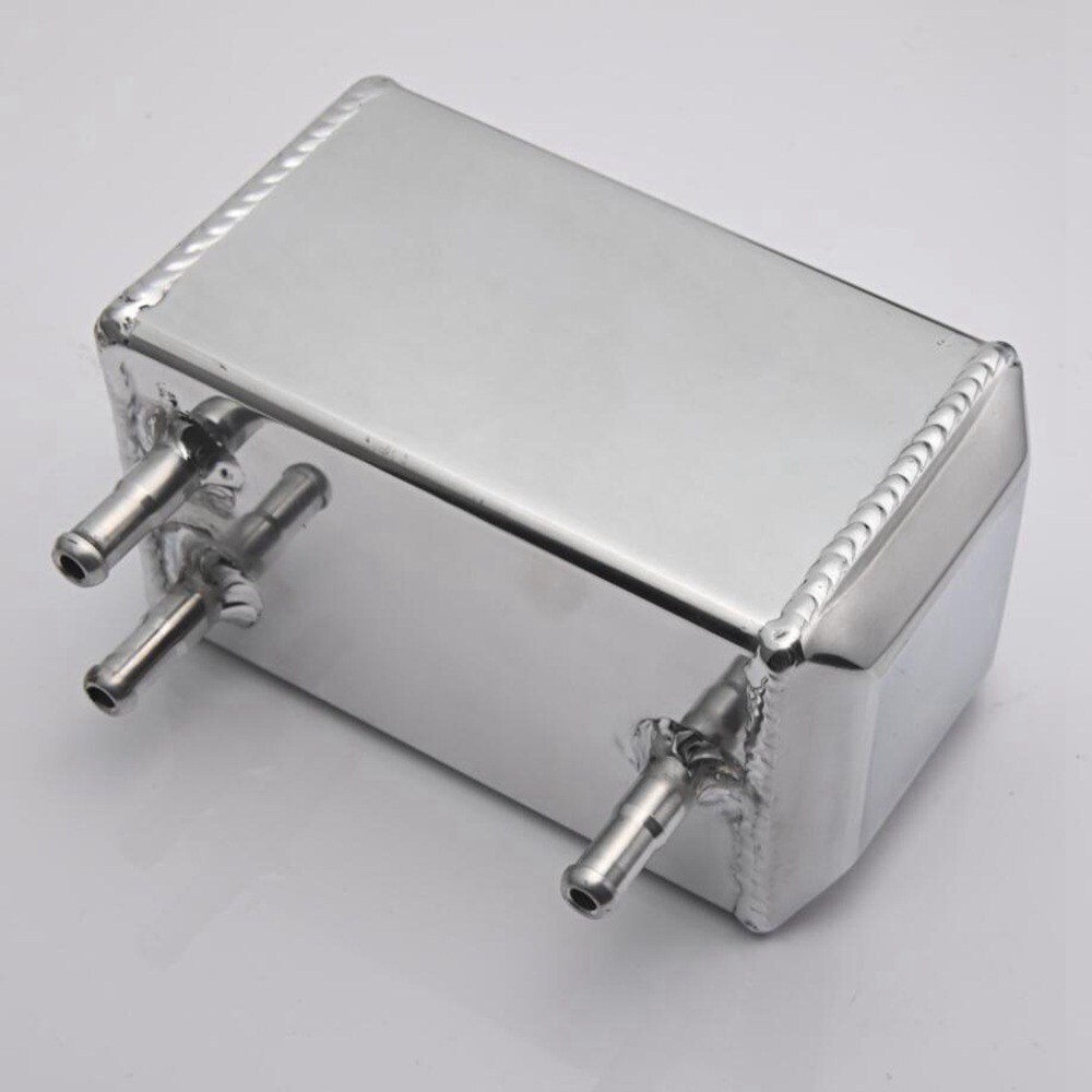 Reionppy Öl Catch Can 2-Port - Aluminium Ölabscheider Mit Ablassventil Für Motoren