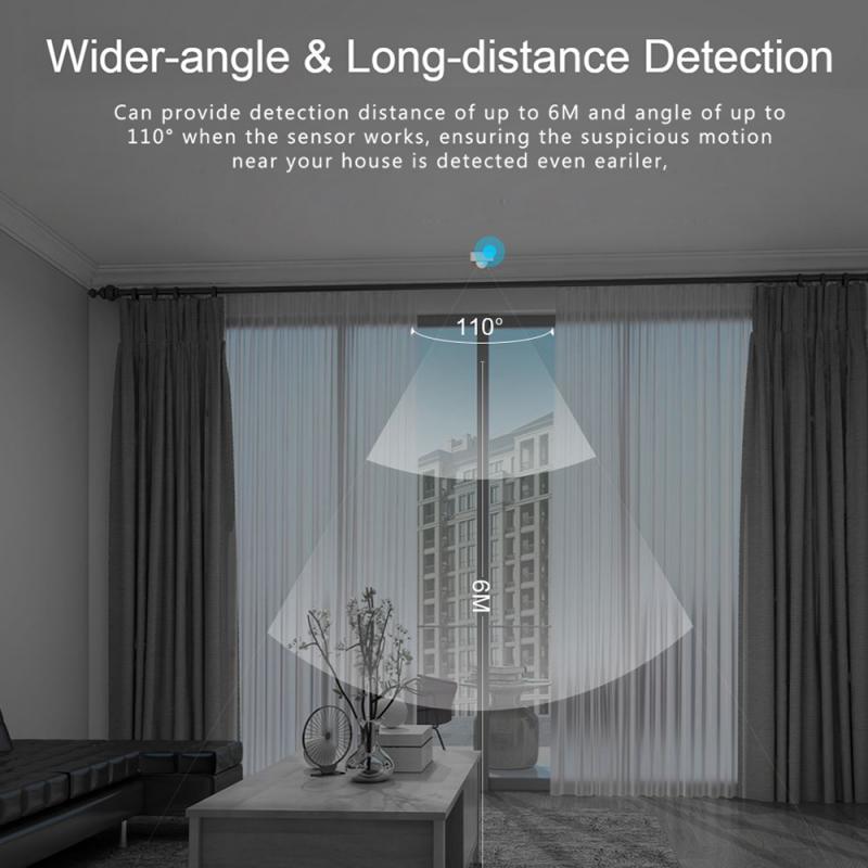 Sonoff PIR3-RF Rf 433Mhz Motion Sensor Smart Scènes Dual Mode Alarm Sync Via Ewelink App Automatisering Werken Met RF433 brug