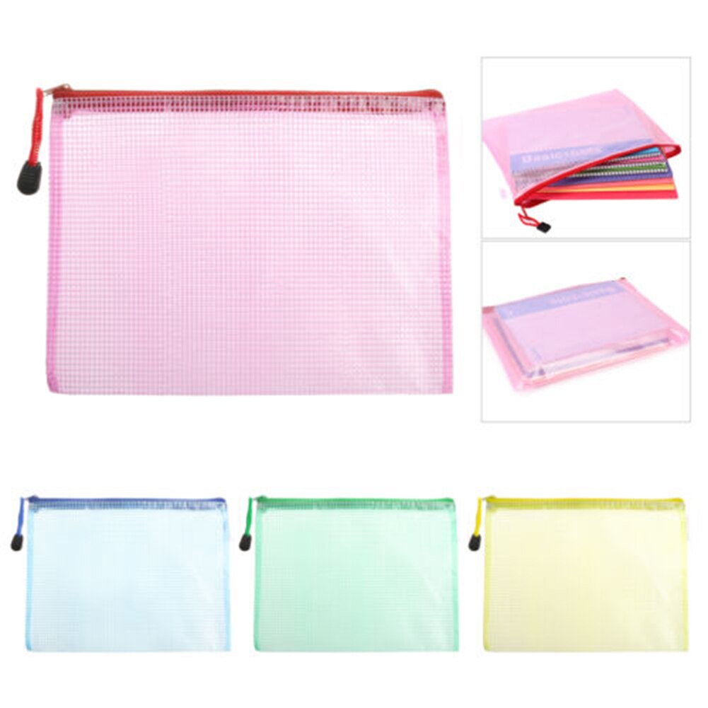 Document Tas A4 Gridding Waterdichte Zip Tas Document Pen Filing Producten Kantoor & School Supplies Handig En Duurzaam
