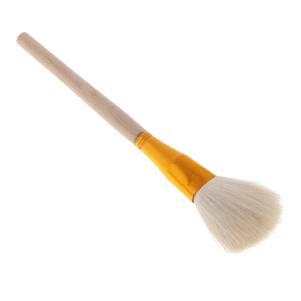 Brocha de madera de arcilla con cabeza grande de cerámica, pinceles de pintura de artistas, herramienta de limpieza para modelado de esculturas cerámicas de arcilla