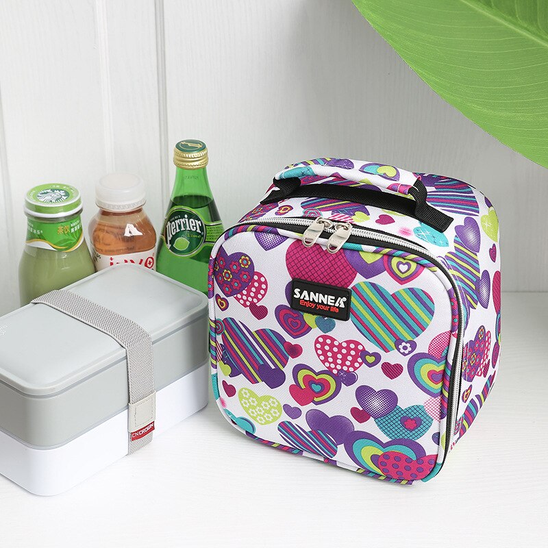 4L Kleine Capaciteit Kinderen Isolatie Zak Outdoor Picknick Draagbare Lunch Tas Isolatie Koude Isolatie Draagbare Zak Ijs: Paars
