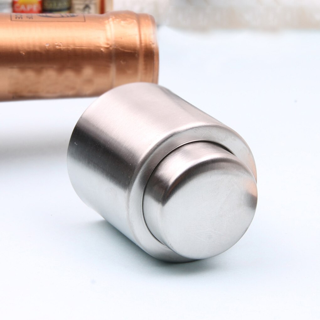Manual Press Vacuum Wine Stoppers Kitchen Stainless Steel Bottle Opener Beer Opener Beer Openers Bar Wine Opener Tool