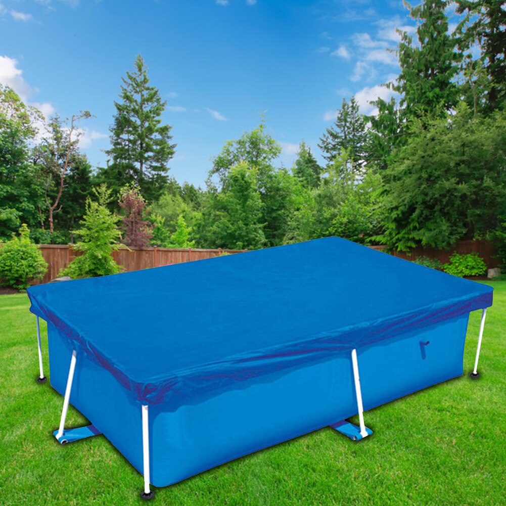 Swimming Paddling Pool Cover Replacement Inflatable Swim Pool Waterproof Dustproof Cover Outdoor Garden Floor Mat