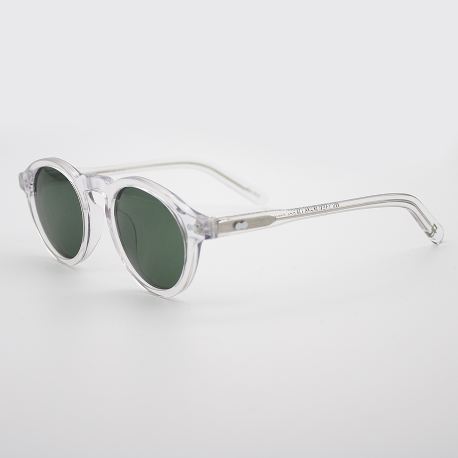 Johnny depp polarizado óculos de sol das mulheres dos homens marca luxo designer miltzen estilo óculos de sol para masculino feminino oculos: Preto / Prateado