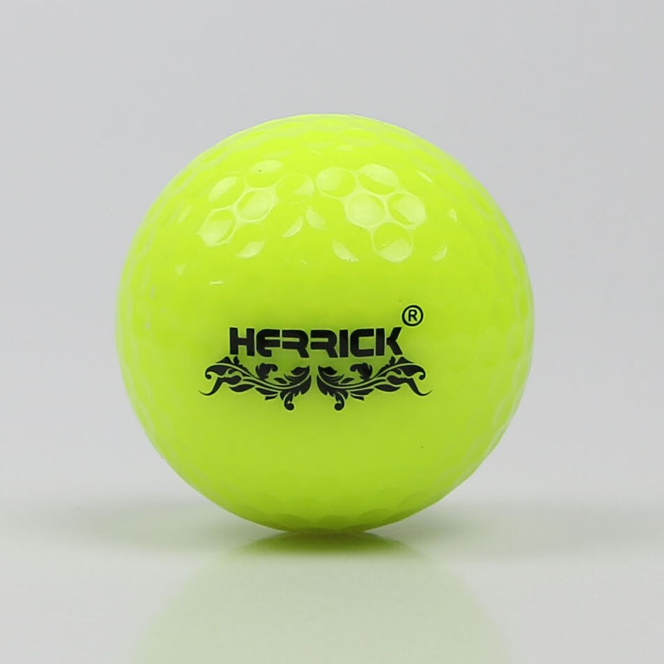 Golfbal Dame Spel Kleur Bal 3 Stks/partij Twee Lagen Ver Weg Beter Stabiliteit: green