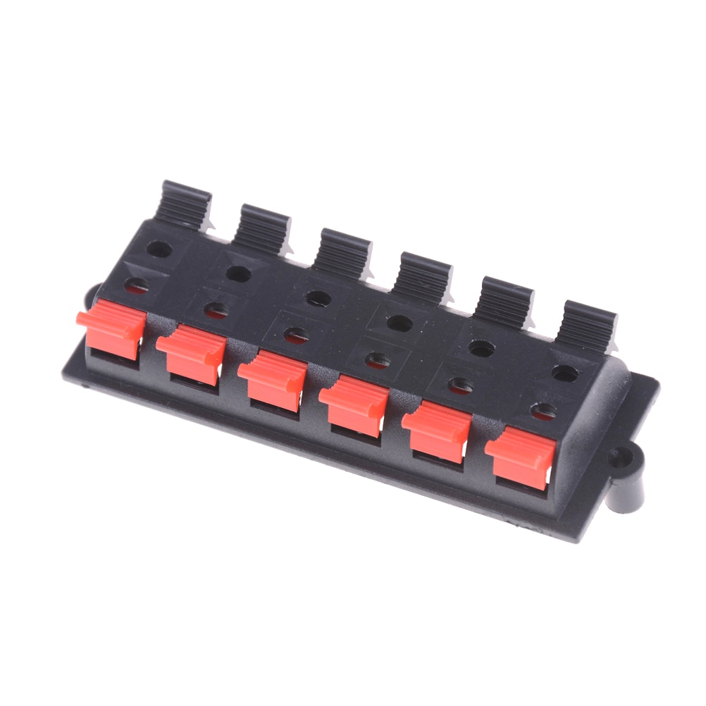 1pc ac 50v 3a 12- vägs 2- rads push release kontaktplatta stereohögtalare terminalblock