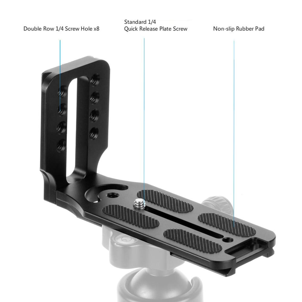 Profession Quick Release L Plate Bracket Vertical Shooting for Manfrotto for Canon for Nikon for Sony Video SLR dslr Cameras