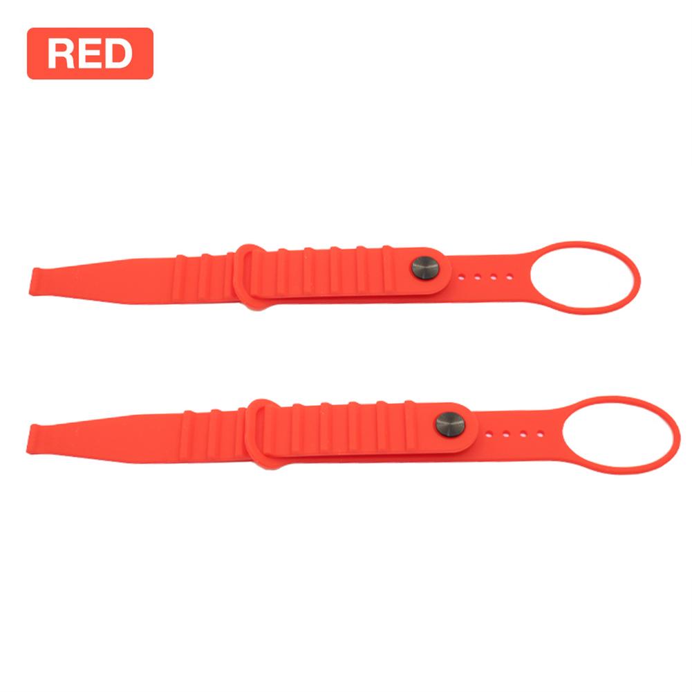 VR Accessories Silicone Knuckle Straps For Oculus Quest 2 VR Headset Touch Controller Adjustable Handle Grip Strap For Quest2: Red