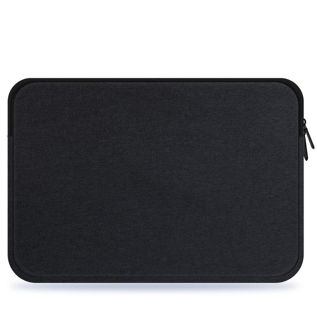 Vanntett laptopveske nettbrett 11 12 13.3 14 15.6 veske til macbook luft pro hp dell acer bærbar datamaskinveske: 15 " / Svart