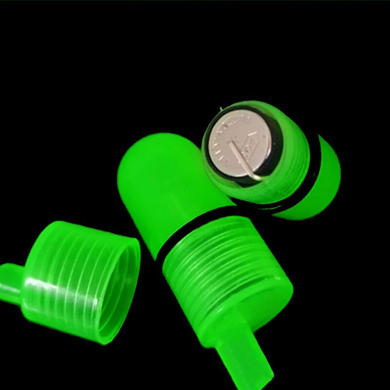 Duradera luz LED de plástico pinza luminosa Tip campanas de caña de pescar alarma timbre mordida anillo pez cebo al aire libre herramientas de pesca nocturna 20 Uds