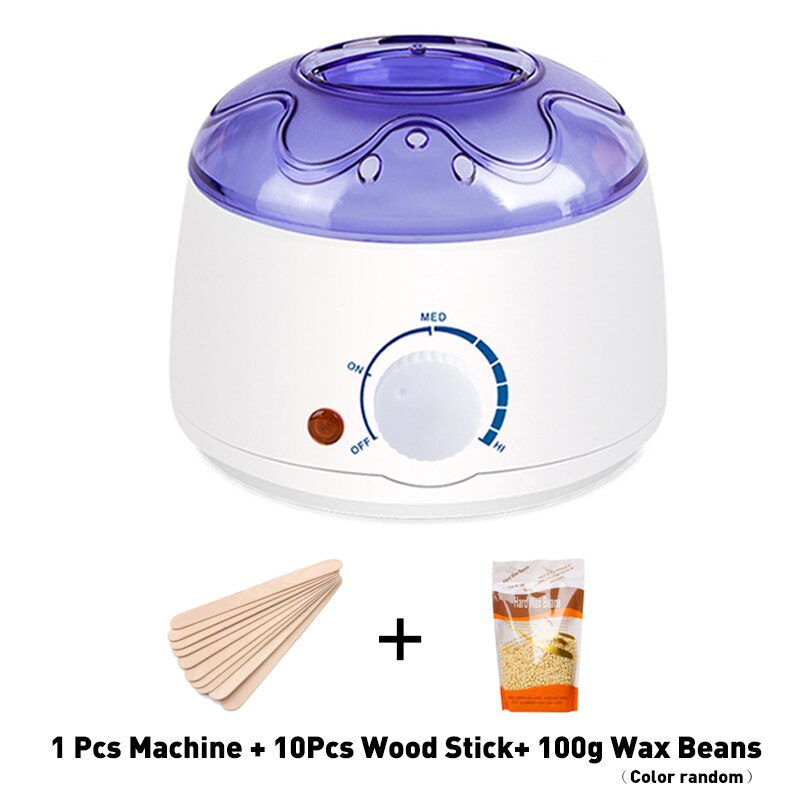Elektrische ontharingsmachine, verwarmingselement, waxbonen, 10 stuks, houten stickers, sets wax, ontharing, epilator, elektrische wax-smeltverwarmer