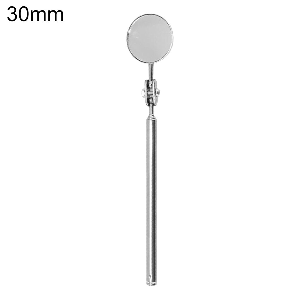 Bil vedlikehold inspeksjon speil universal sammenleggbar teleskopisk reflektor sveise chassis inspeksjon speil bil inspeksjon verktøy: 30mm