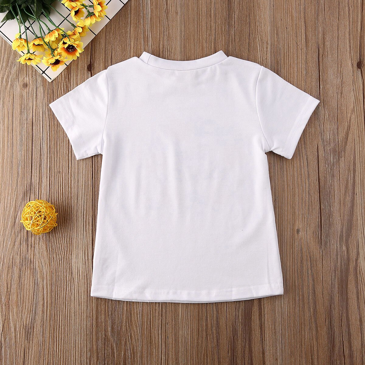 Tamanhos grandes e pequenos, camisetas combinando para bebês meninas de 0 a 7 anos, irmã, carta floral, manga curta, macacão infantil, camiseta, roupas de algodão