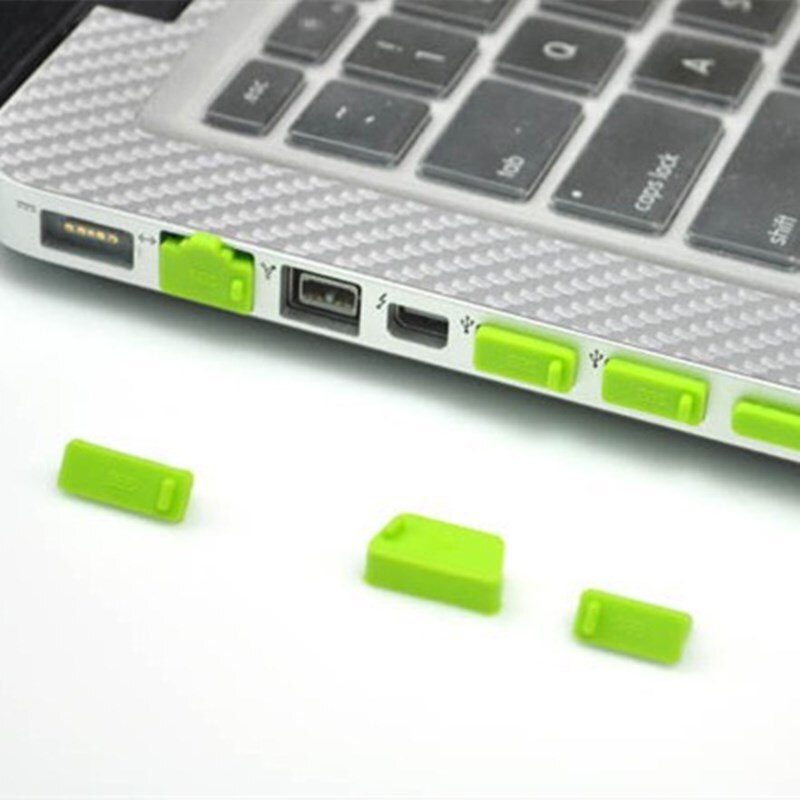 Kleurrijke Silicone Anti Dust Plug Computer Cover Stopper Laptop Stof Plug Laptop Stofdicht Usb Stof Plug Computer Accessoires